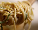 簡単やみつき！イカの塩辛のクリームパスタ作り方10写真