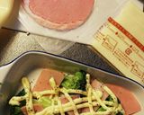 ブロッコリーのマヨチー焼き作り方1写真