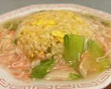 カニレタスあんかけ炒飯作り方4写真