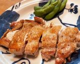 皮がパリパリ！鶏もものステーキバジル風味作り方5写真