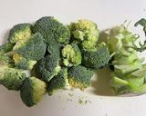 ブロッコリーの茎のバター醤油炒め作り方1写真