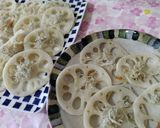 カルシウム♪蓮根のしらすチーズ焼き作り方3写真