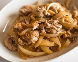 簡単！味噌マヨが美味！豚肉玉ねぎ炒め作り方3写真