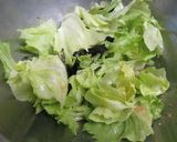 やみつき♪レタスと海苔のレモン味噌サラダ作り方2写真