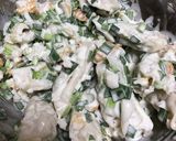 冷凍餃子1人前を5人前に!カサマシチヂミ作り方3写真