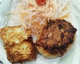 カリッとジュワ～っとハンバーグ作り方14写真