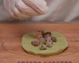 甘納豆たっぷりで美味しい抹茶キューブパン作り方13写真