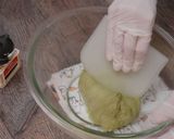 甘納豆たっぷりで美味しい抹茶キューブパン作り方6写真