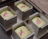 甘納豆たっぷりで美味しい抹茶キューブパン作り方18写真