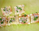 レンジで簡単おつまみ☆パリパリ豆腐ピザ作り方4写真