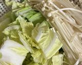 豚こますき焼き作り方1写真