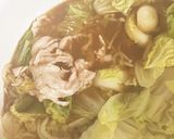 豚こますき焼き作り方4写真