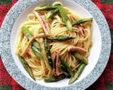 アスパラとイカの和風お出汁パスタ♪作り方3写真