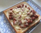 うずら豆のチーズトースト作り方3写真