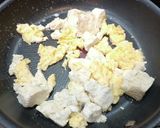 超簡単！豆腐と玉子の小松菜あんかけ！！作り方4写真