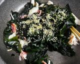 5分で完成カニカマとワカメの中華炒め作り方3写真