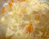 玉ねぎ 人参 かきたま味噌汁^^作り方6写真