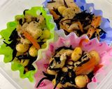 フライパンで簡単^^大豆と鶏肉のひじき煮作り方10写真