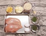 ハーブバターが香るキエフ風チキンカツレツ作り方1写真