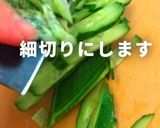 酸っぱ辛い大葉で爽やかプラス大葉とツナのビビン麺作り方1写真