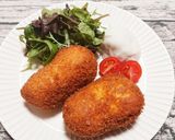 ハーブバターが香るキエフ風チキンカツレツ作り方10写真