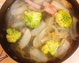 チーズin具沢山お好み焼きパスタ作り方4写真