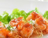 サテトムのソースをまとった海老のソテー♪作り方10写真