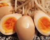 簡単☆黒酢めんつゆペッパー味玉作り方4写真