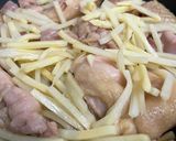 菜花たくさん　鶏釜飯風炊き込みご飯作り方5写真