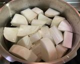 ほんのり甘さとダシが美味い！ぶり大根作り方1写真