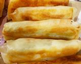 チーズと海老とアスパラのオシャレ春巻き作り方4写真