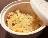 菜花たくさん　鶏釜飯風炊き込みご飯作り方12写真