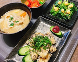鶏ささみのゆかり和え♪しっとり焼き作り方6写真