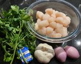 Baby Scallop Pasta作り方1写真