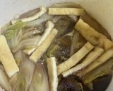 茄子と白菜、ネギのトロトロくたくた煮物作り方2写真