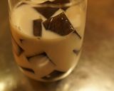 黒豆の残り汁のゼリーとアーモンドミルク作り方8写真