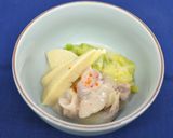 春キャベツと筍のシンプル白みそ煮作り方7写真