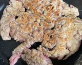 豚肉とネギの甘酢炒め作り方1写真