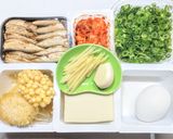 イワシと豆腐とキムチのチゲ◎レンジで簡単作り方1写真