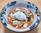 イワシと豆腐とキムチのチゲ◎レンジで簡単作り方4写真