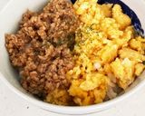 そぼろ丼！いっぱい作って色々アレンジ作り方5写真