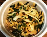 鶏皮とセロリのスープ作り方6写真