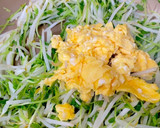 安くて簡単！もやしと豆苗の卵炒め作り方7写真