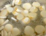 しめじ お麩 ほうれん草の味噌汁^^作り方3写真