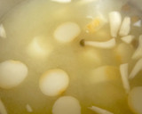 しめじ お麩 ほうれん草の味噌汁^^作り方4写真