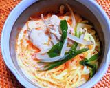 坦々風豚バラもやし鍋作り方16写真
