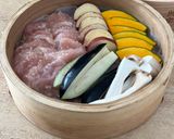 しっとり鶏むね肉＆旬野菜のせいろ蒸し作り方2写真