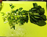 小松菜と鶏もものガリマヨ炒め作り方3写真