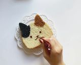 超可愛い☆三毛猫☆食パン作り方14写真