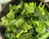 豚ミンチのほうれん草炒め作り方7写真